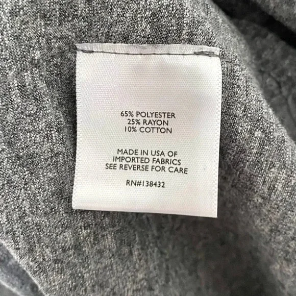 Modcloth Grey  Capped Sleeve Round Neck Tee Shirt - Picture 9 of 10